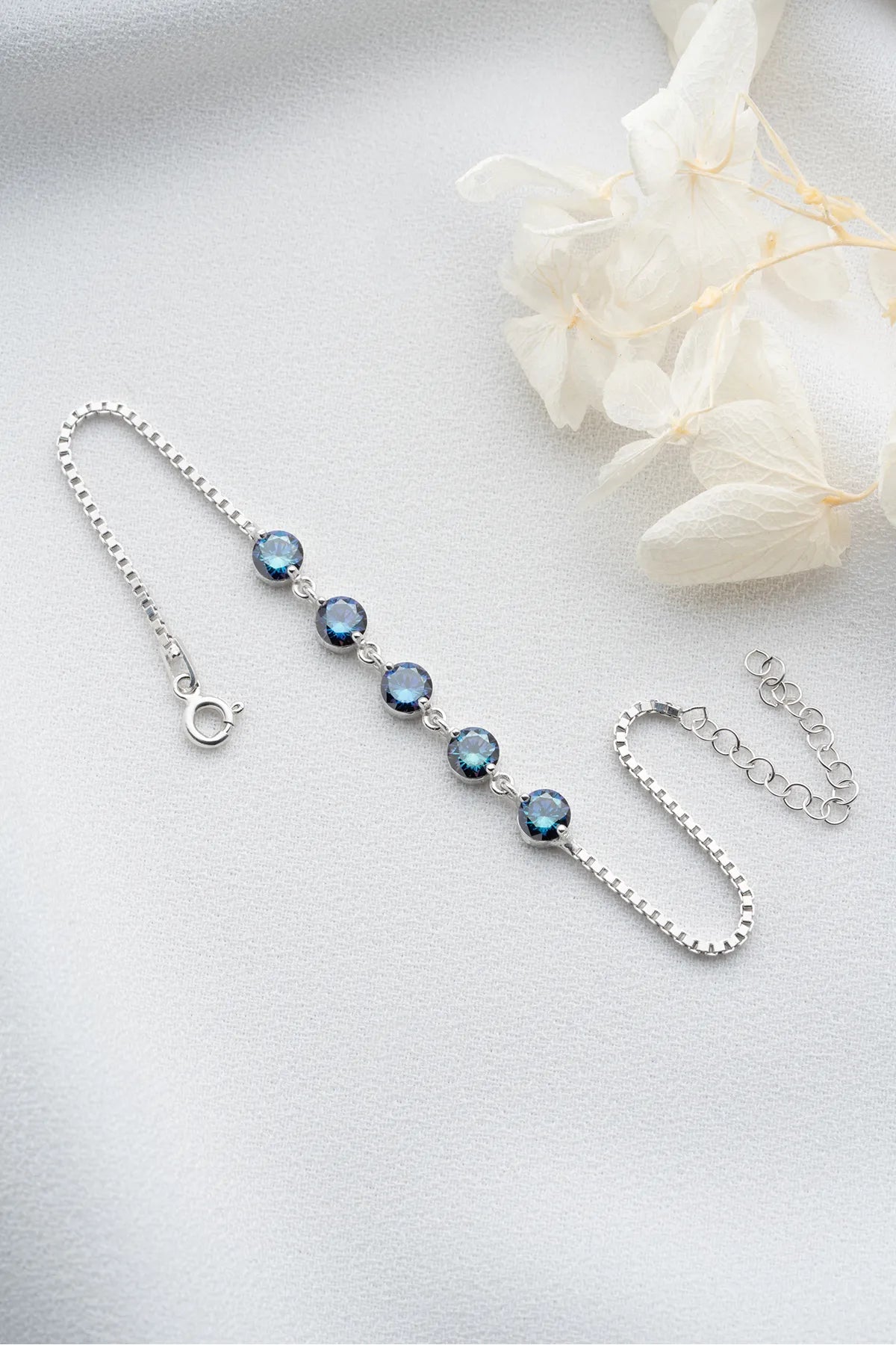 Midnight Zirconia Bracelet - 925 Silver