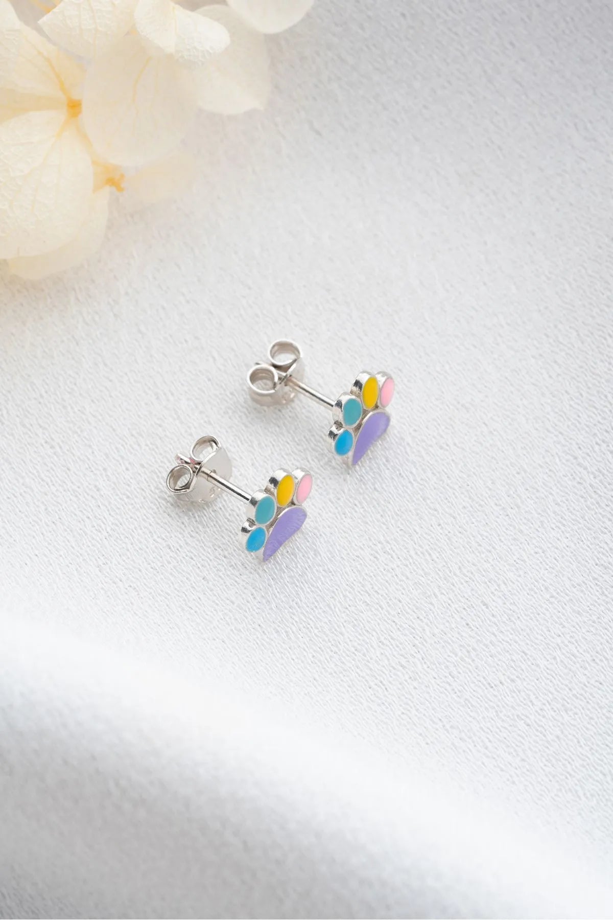 Happy Paw Earrings - 925 Silver