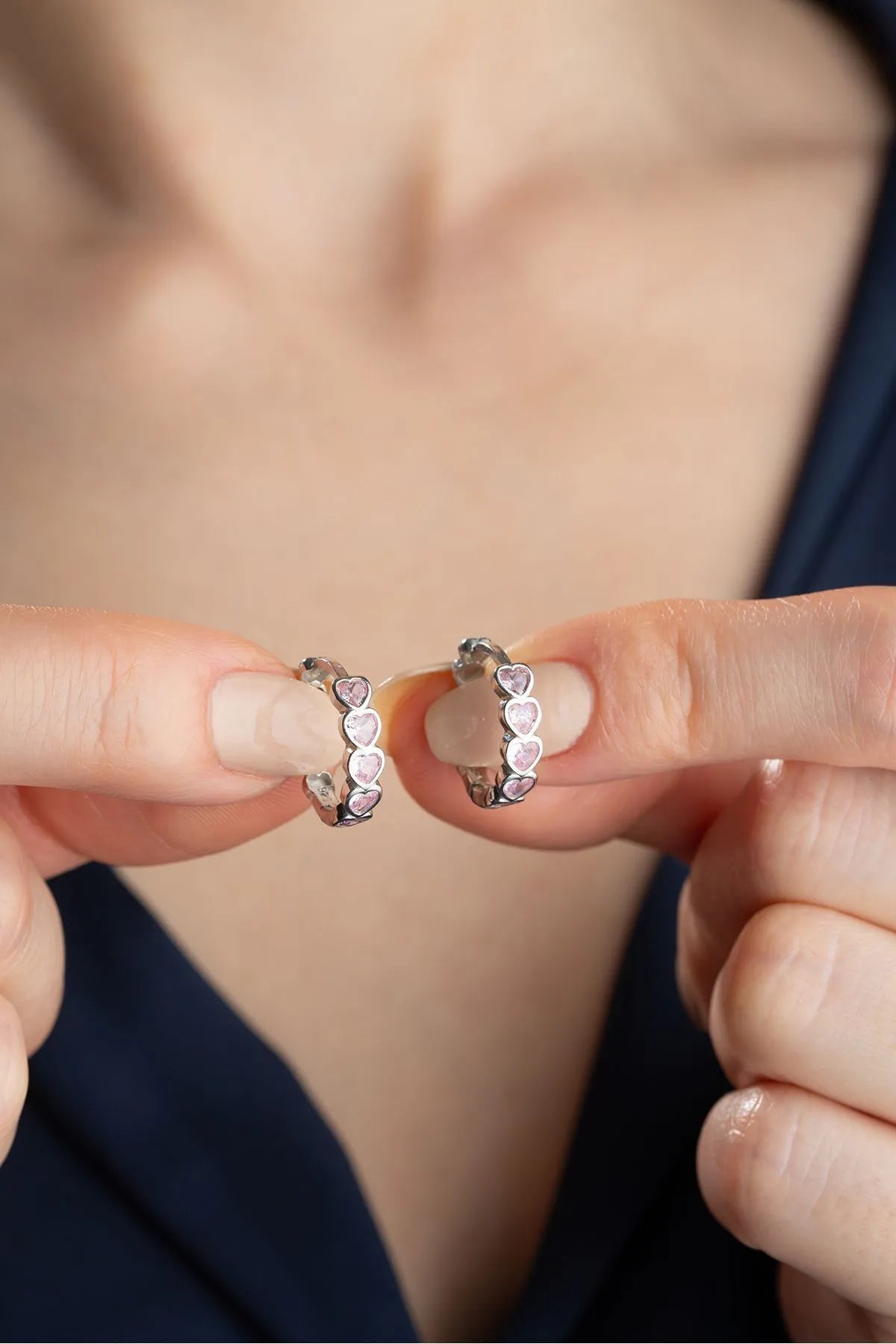 Sweet Hearts – 925 Sterling Zilver Oorbellen