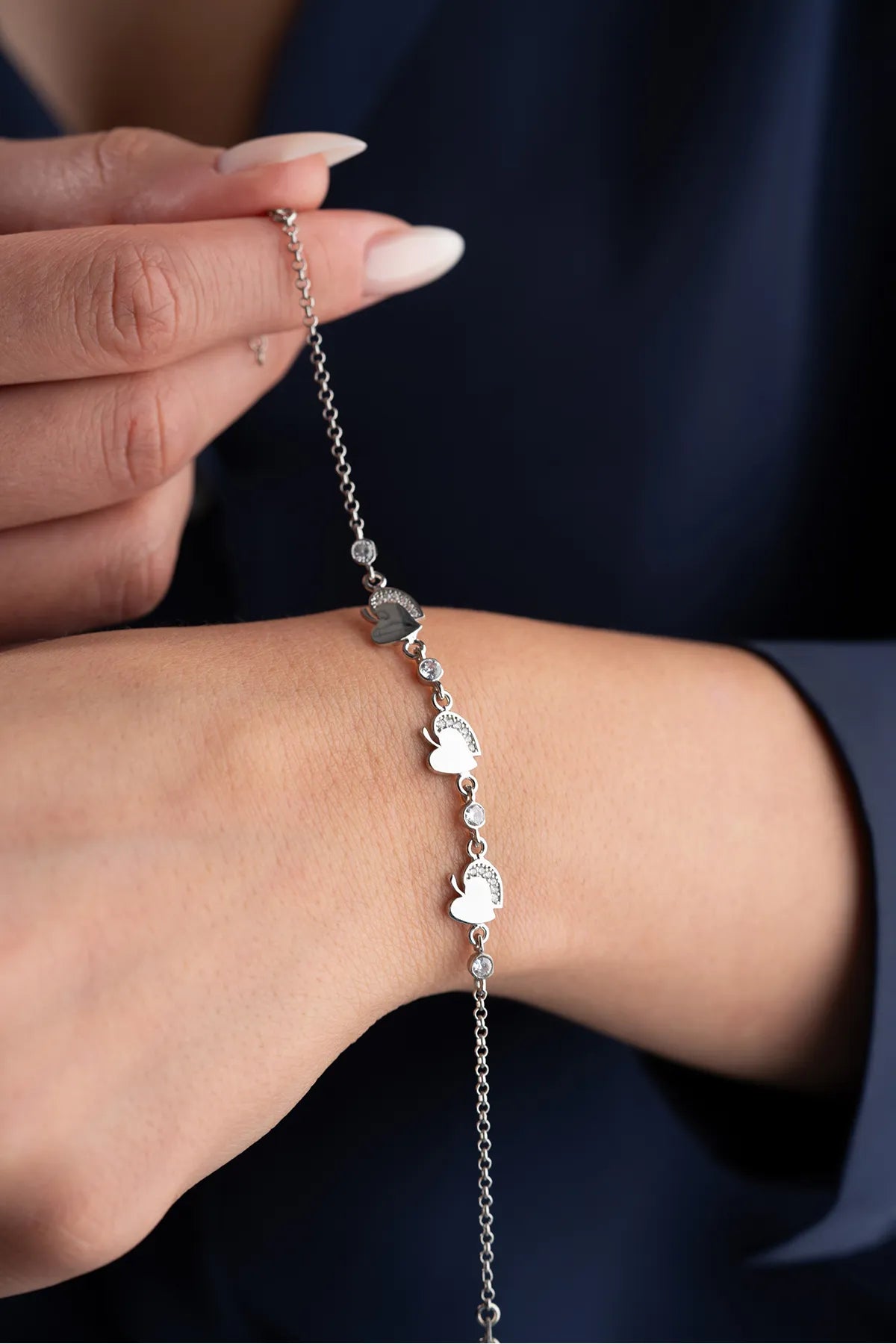 Sweetheart Apple Bracelet- 925 Silver- Byylydian