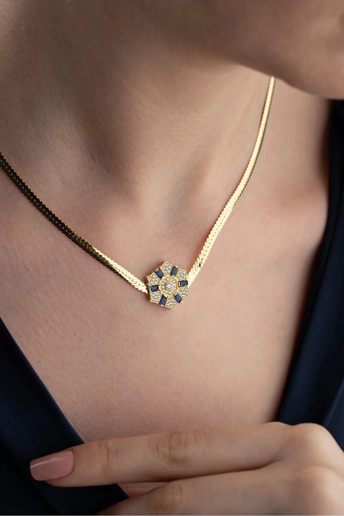 Seima Necklace – 925 Sterling Silver – 1