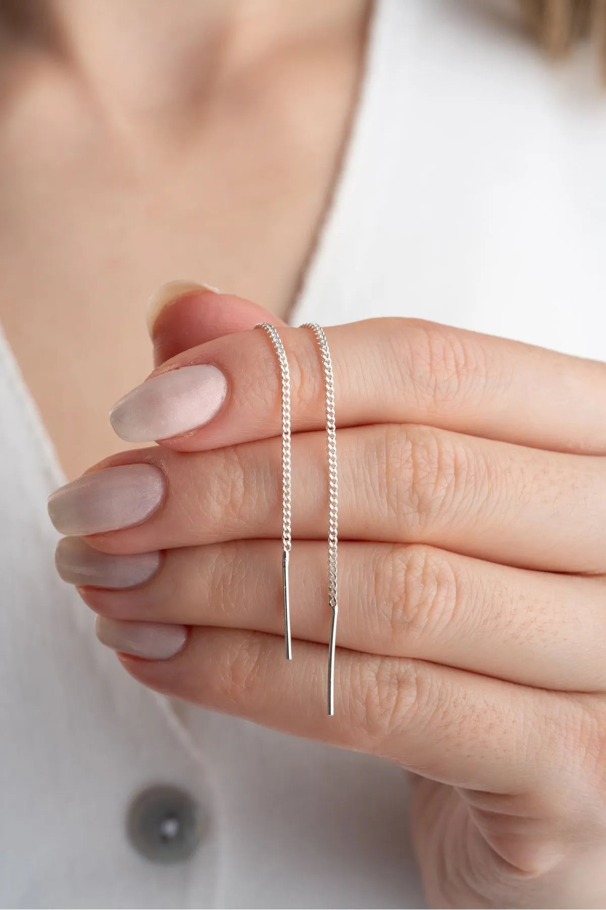 Linea Wire Earbells - 925 Silver