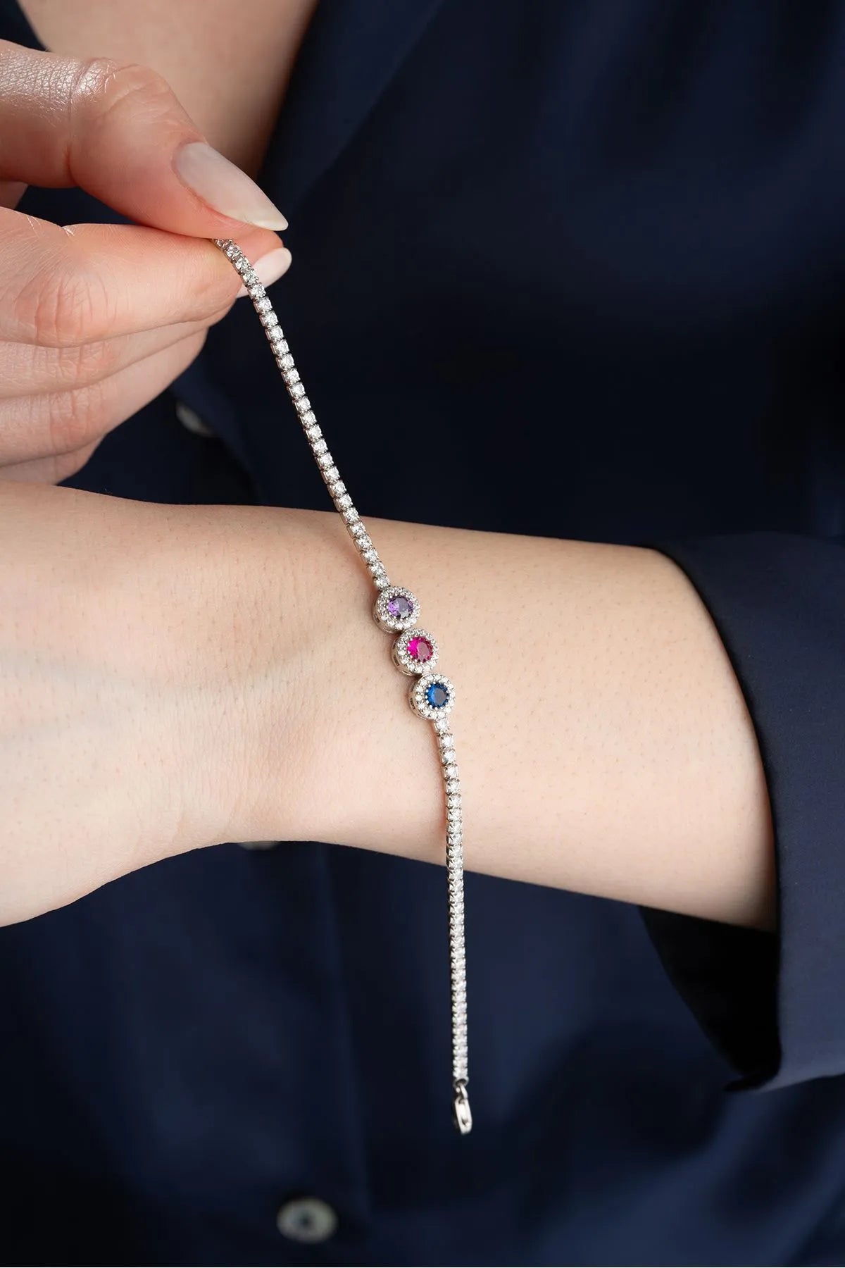 Trinity Spark Bracelet - 925 Silver