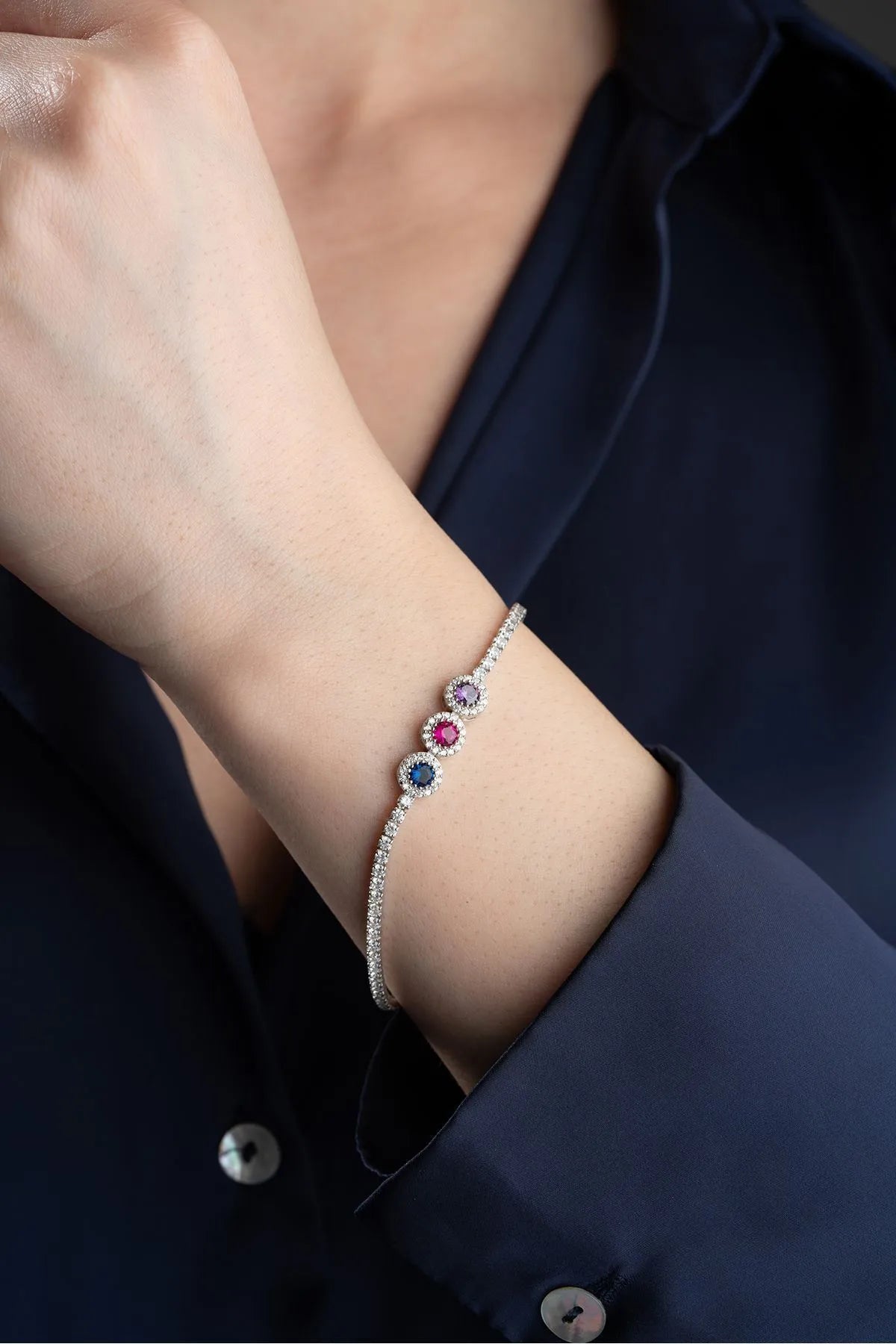 Trinity Spark Bracelet - 925 Silver