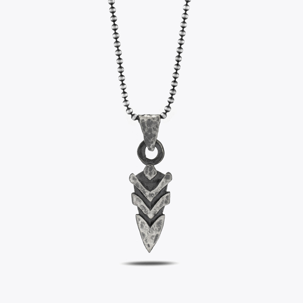 Men's Necklace with Chain Pendant Viking Arrow Men's Necklace