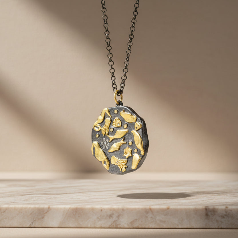 Dance of the Ocean Necklace BLAR030
