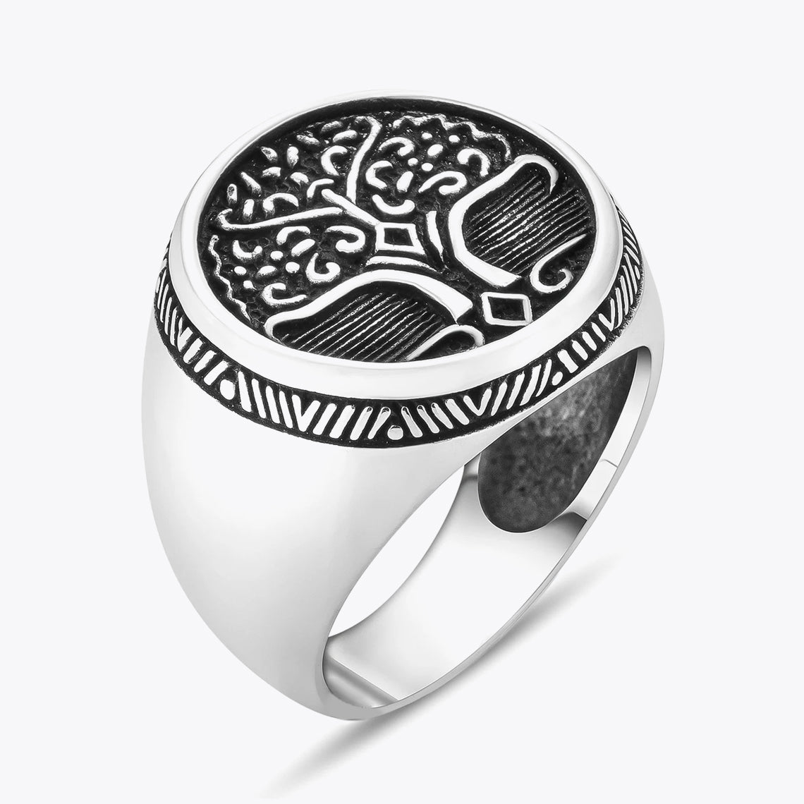 925 Silver Tree of Life Ring CLMR0198