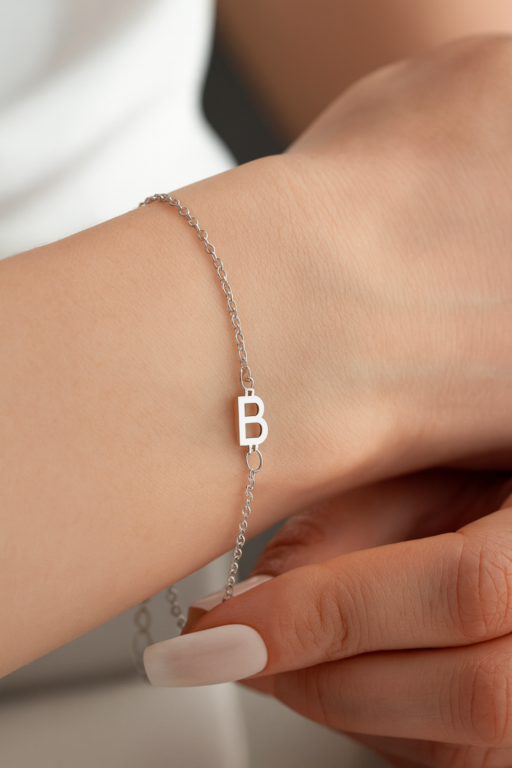 Letter Bracelet - 925 Silver