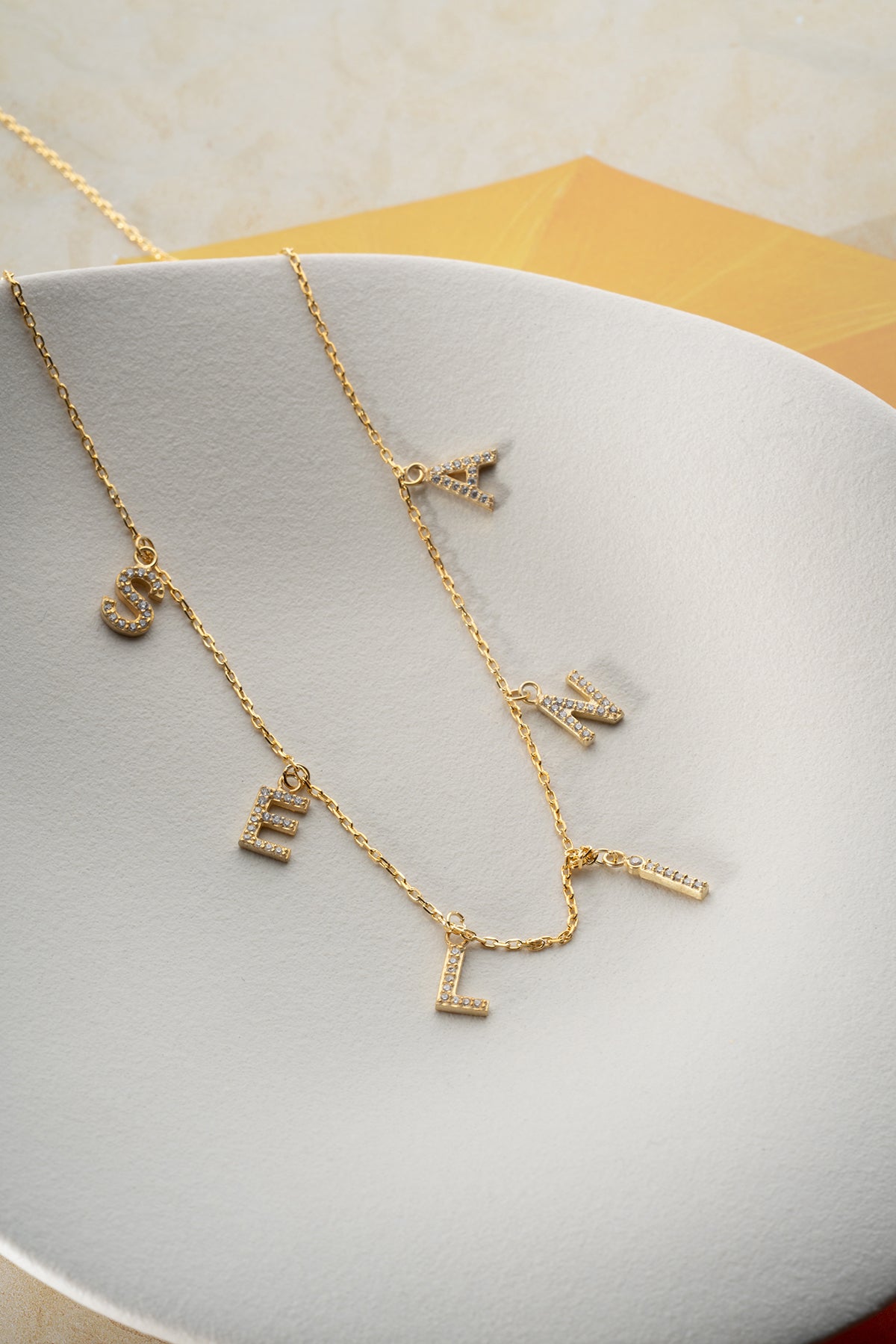 Aurora Naamketting – 925 Zilver
