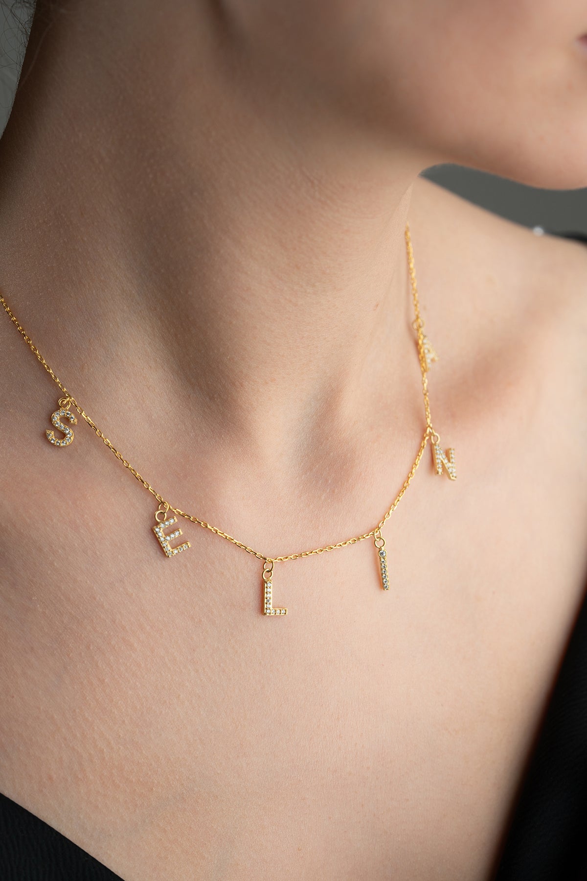 Aurora Naamketting – 925 Zilver