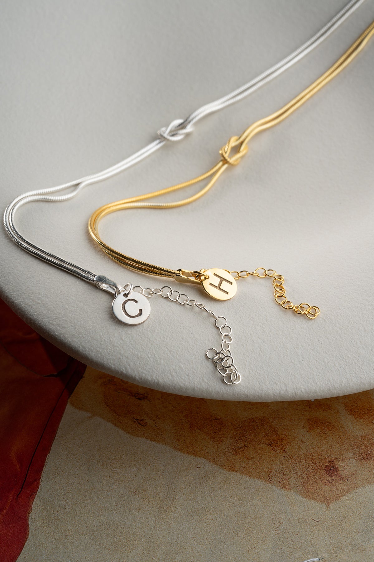 925 Zilver Letter Liefdesknoop Koppel Armband