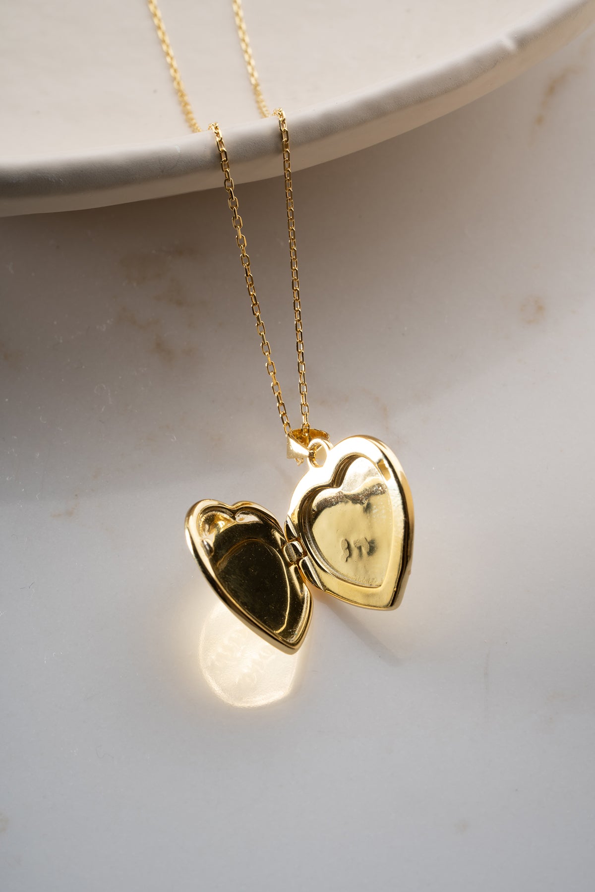 Hart Locket Gepersonaliseerde Zilveren Ketting