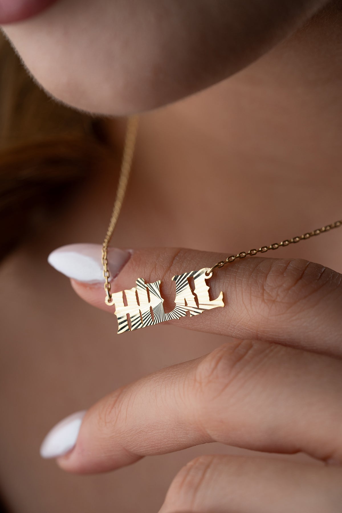 Sunray Name Gepersonaliseerde Zilveren Ketting