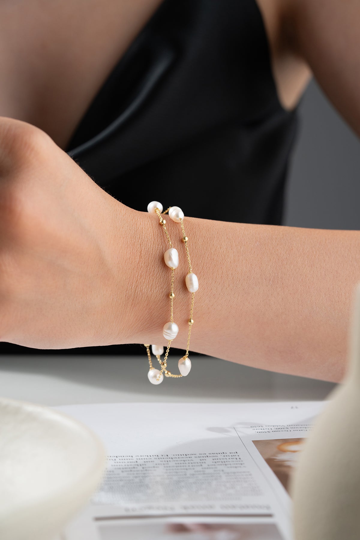 Elara Parel Armband – 925 Zilver
