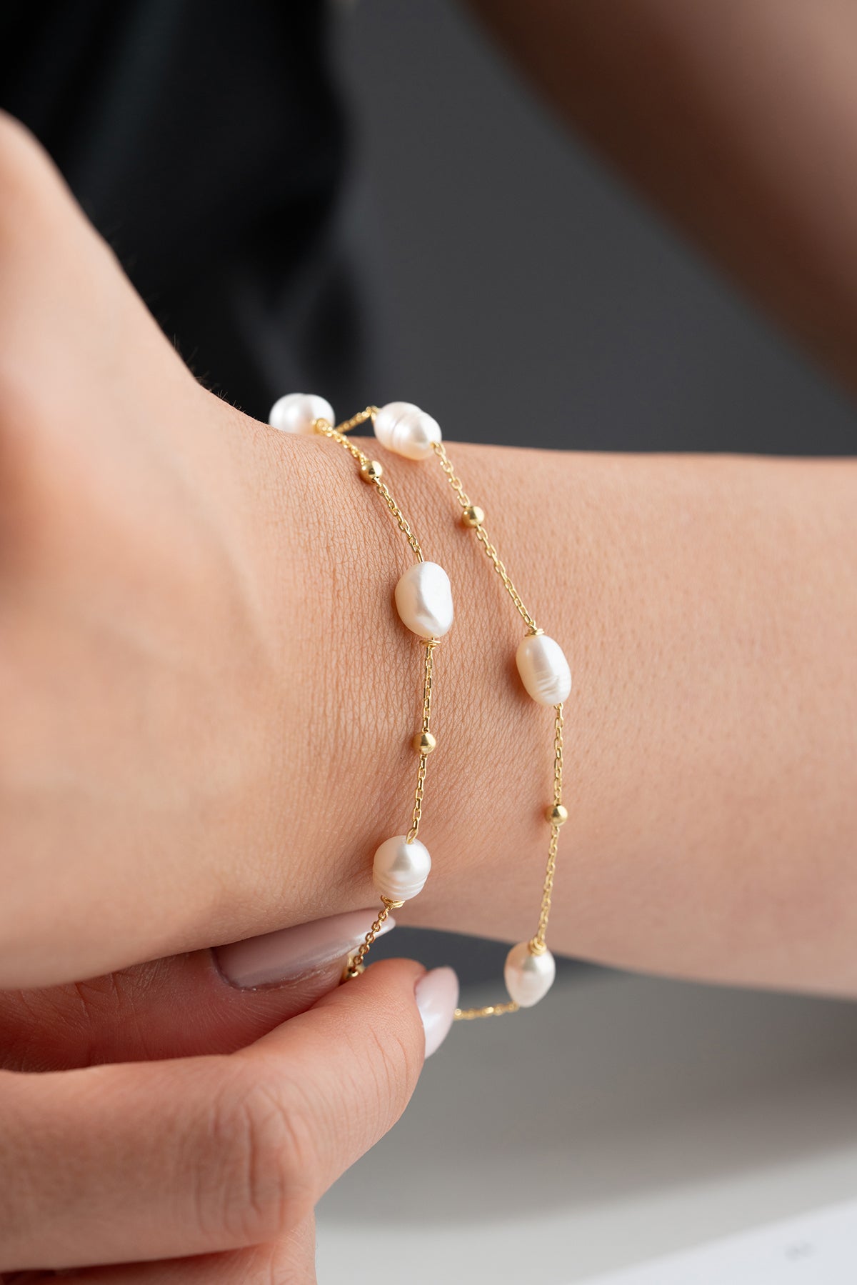 Elara Parel Armband – 925 Zilver