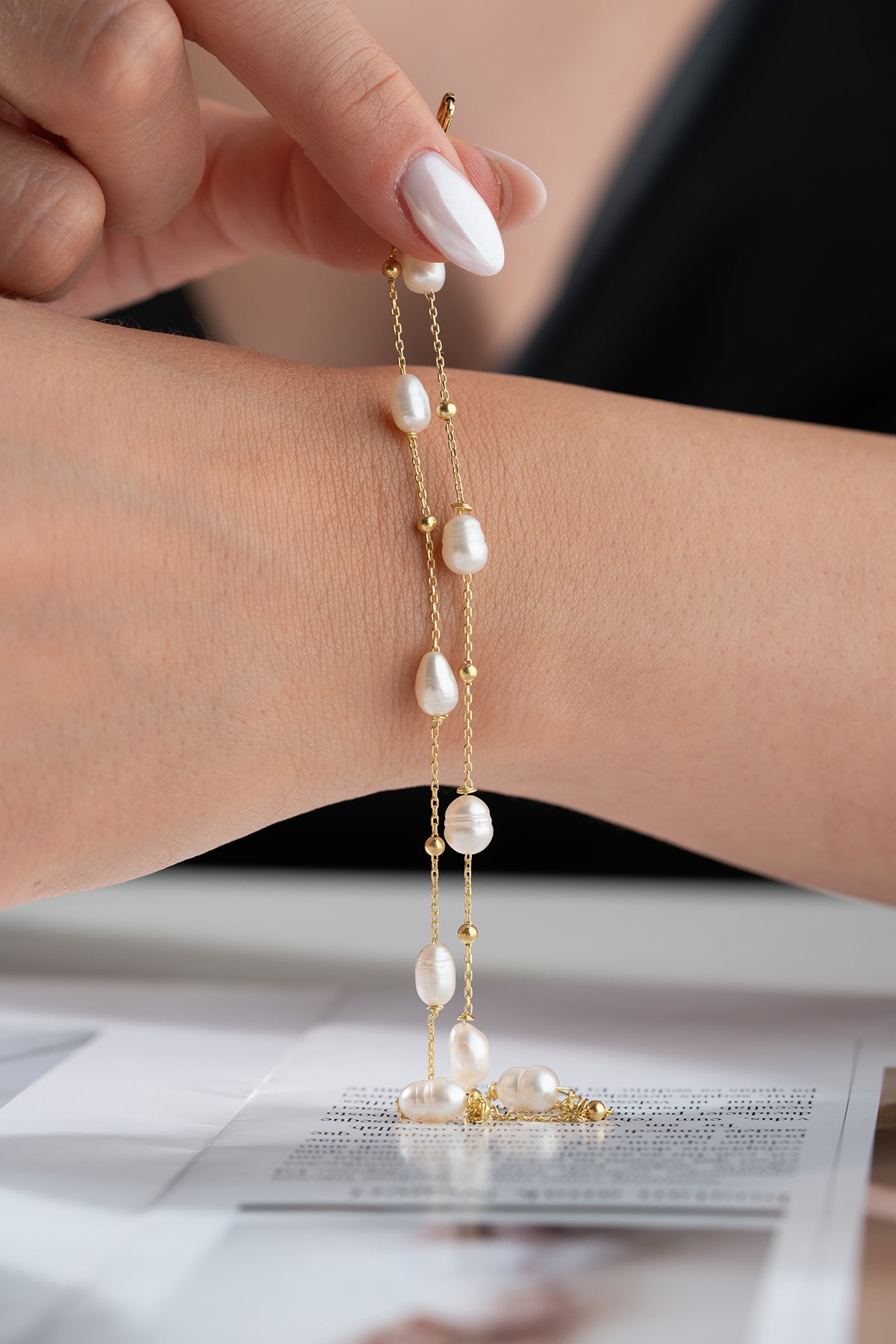 Elara Parel Armband – 925 Zilver