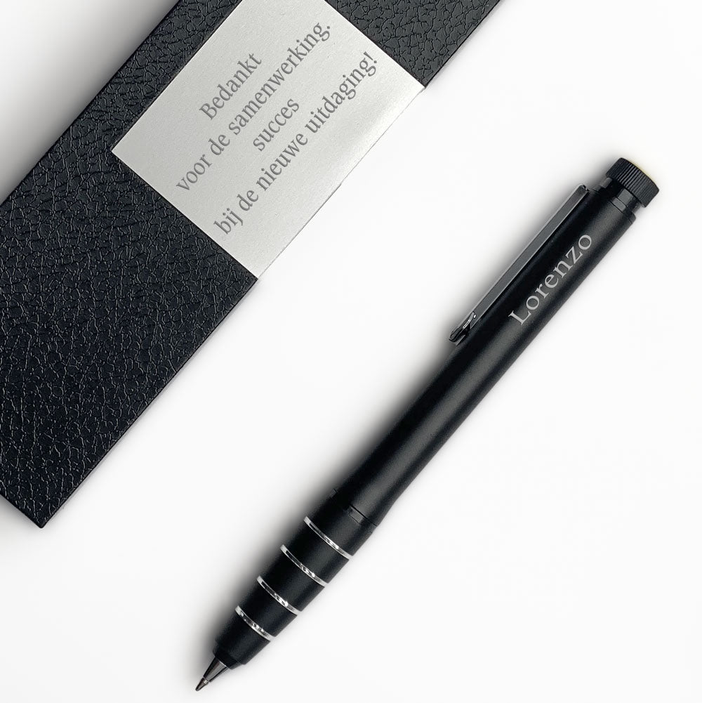 Personalized Penset - Writing set with engraved box