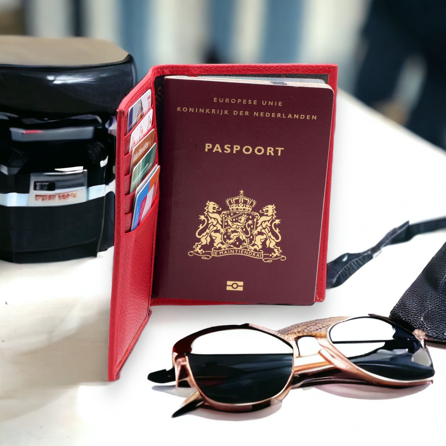 Red Passport Wallet