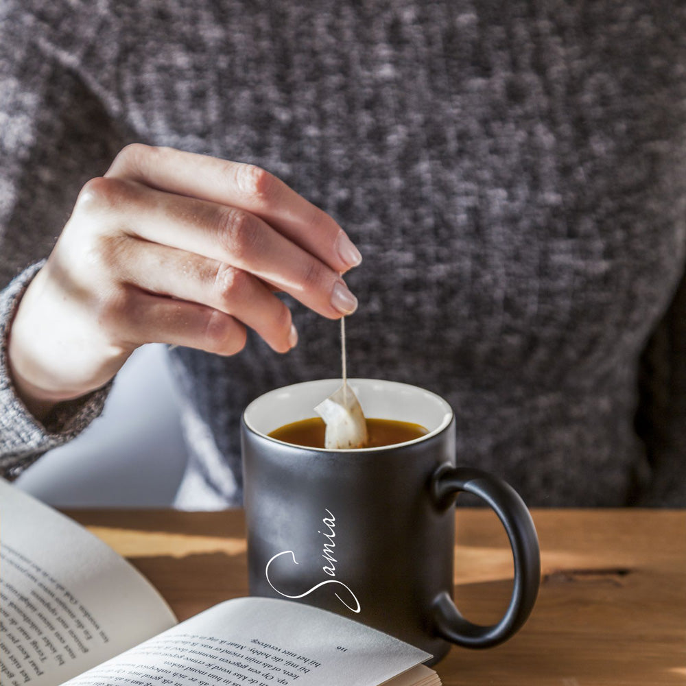 Personalized mug with text 1