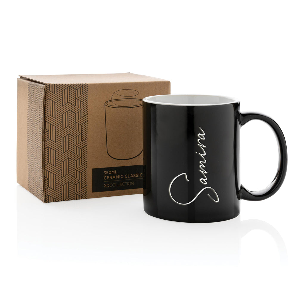 Ceramic classic mug with text 3