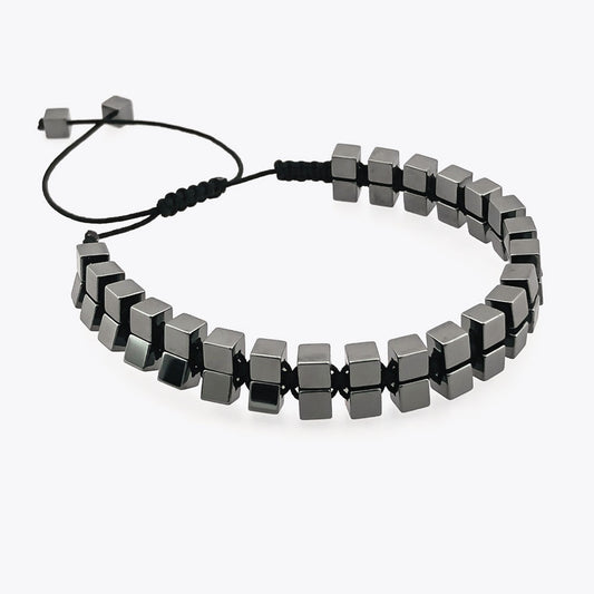 by LYDIAN Men's Bracelet Hematite ARLB-22