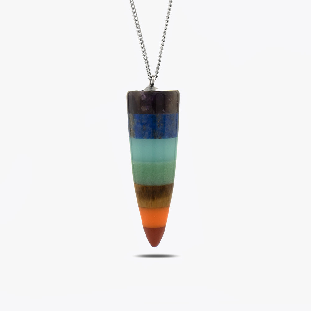 7 Chakra pendant with chain