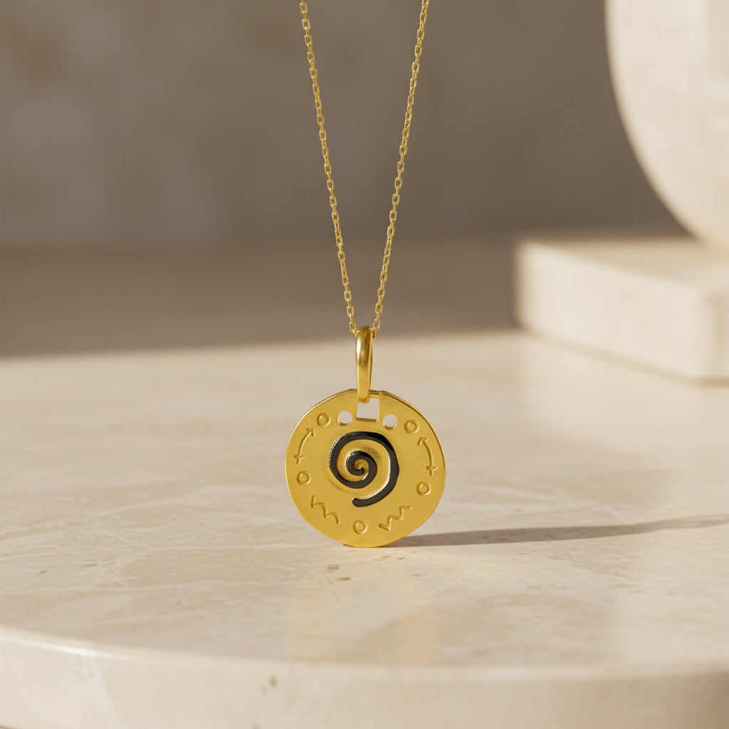 Silver Necklace With Pendant BLAR041