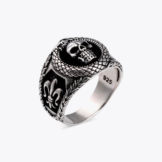 Men's Ring With Ghost Skull BLTH418