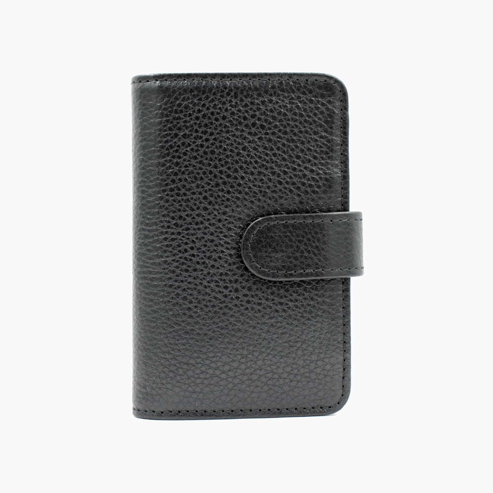 Black Leather Cardholder 3301