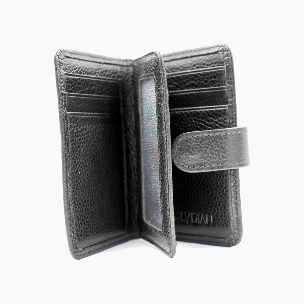 Black Leather Cardholder 3301