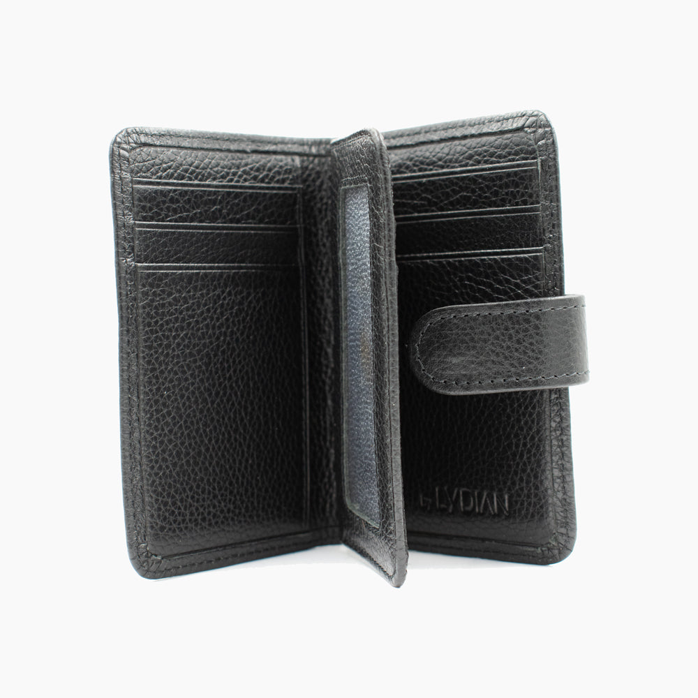 Black Leather Cardholder 3301