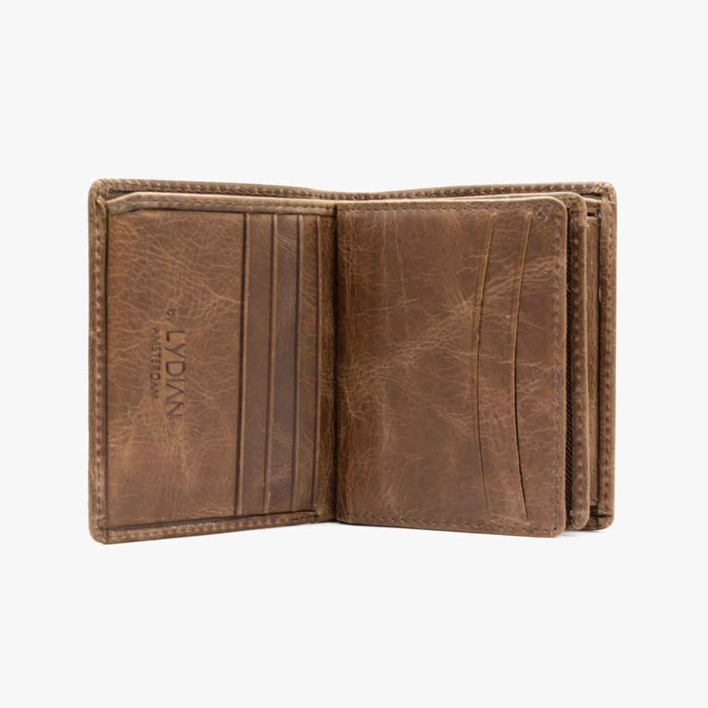 Brown Leather Wallet BLW703-CK