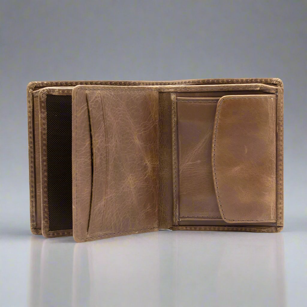 Brown Leather Wallet BLW703-CK