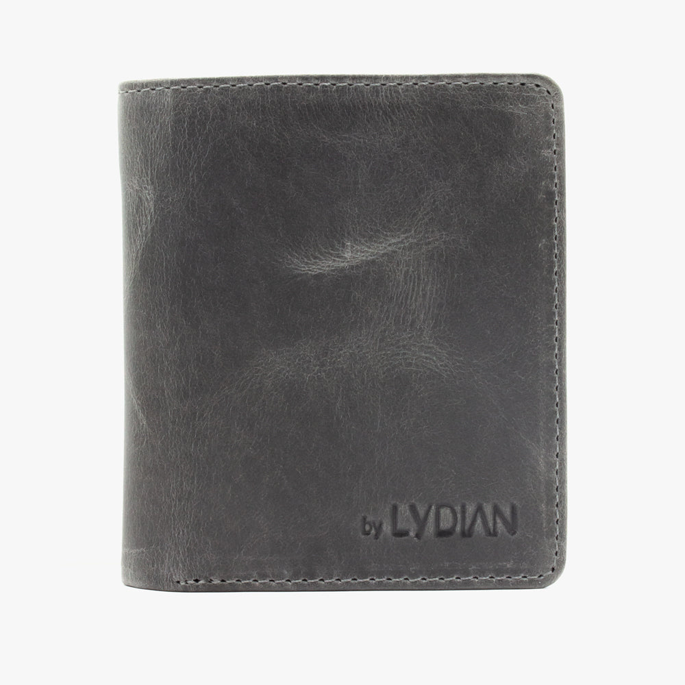 Gray Leather Wallet BLW703-G