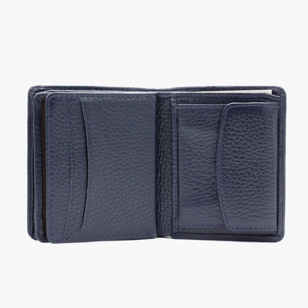 Dark Blue Leather Wallet BLW703-L