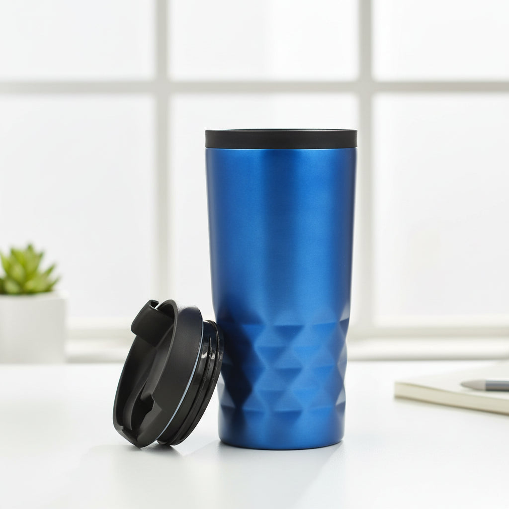 Graphic Mug thermos with text -2