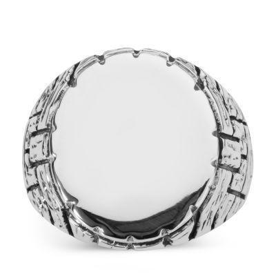 925 Silver Signet Ring Men LMR223-ZG