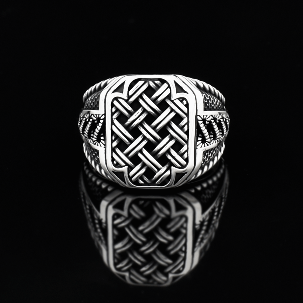 Signet Ring 925 Sterling Silver ORTBL189