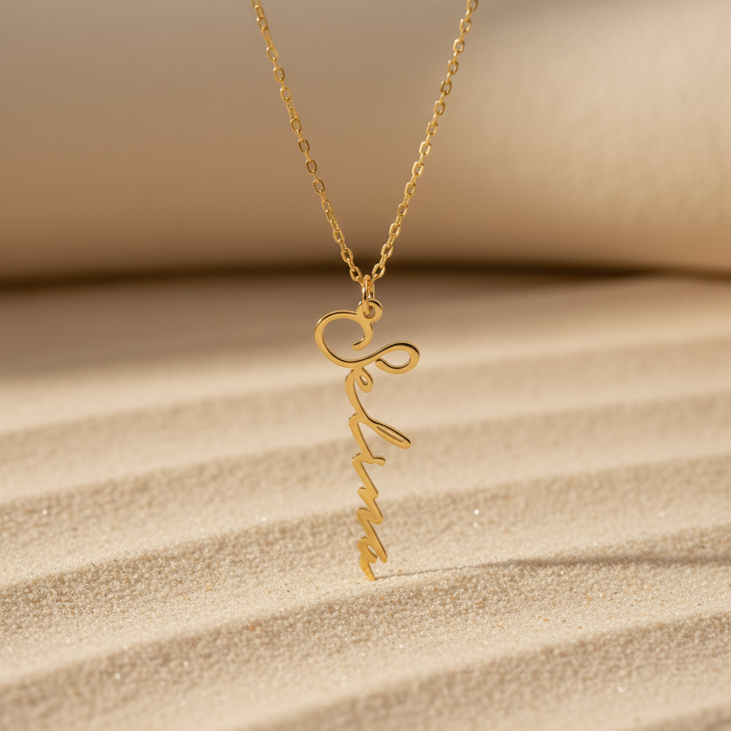 Personalized name chain - 925 sterling silver