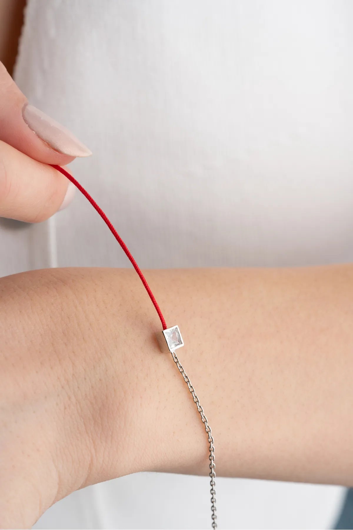 Red Spark Bracelet - 925 Silver