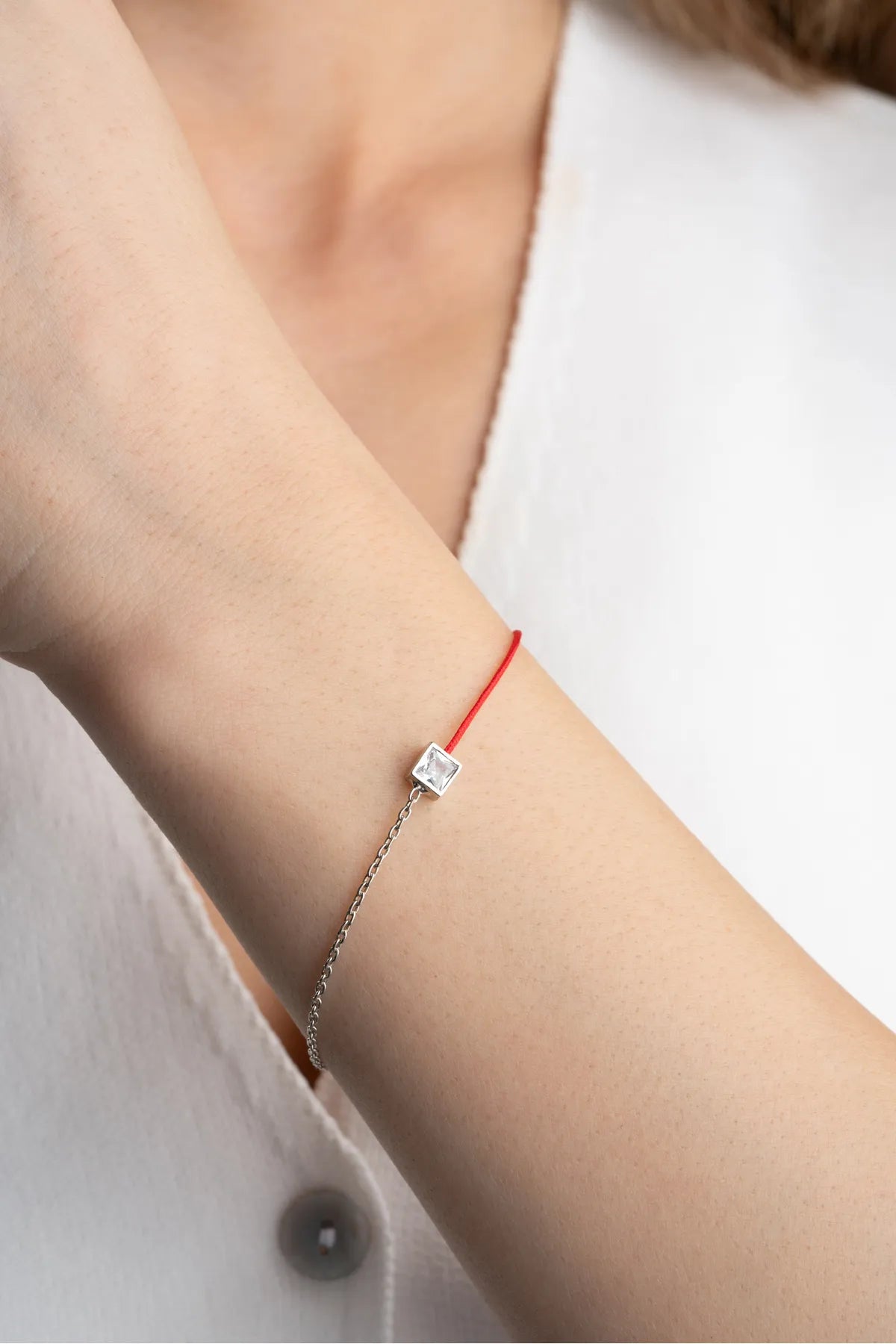Red Spark Bracelet - 925 Silver