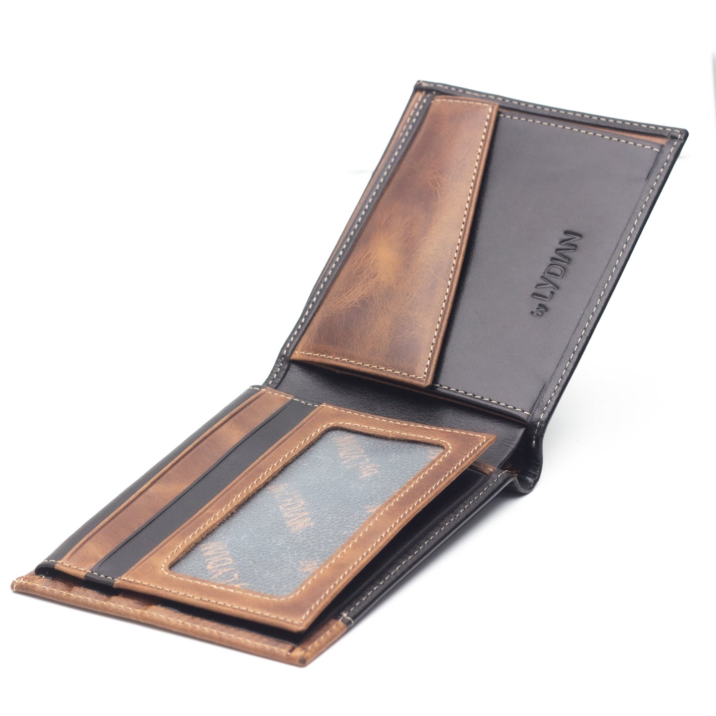 Luxury Gift Set with Personal Text Box, Leather Wallet & Lighter