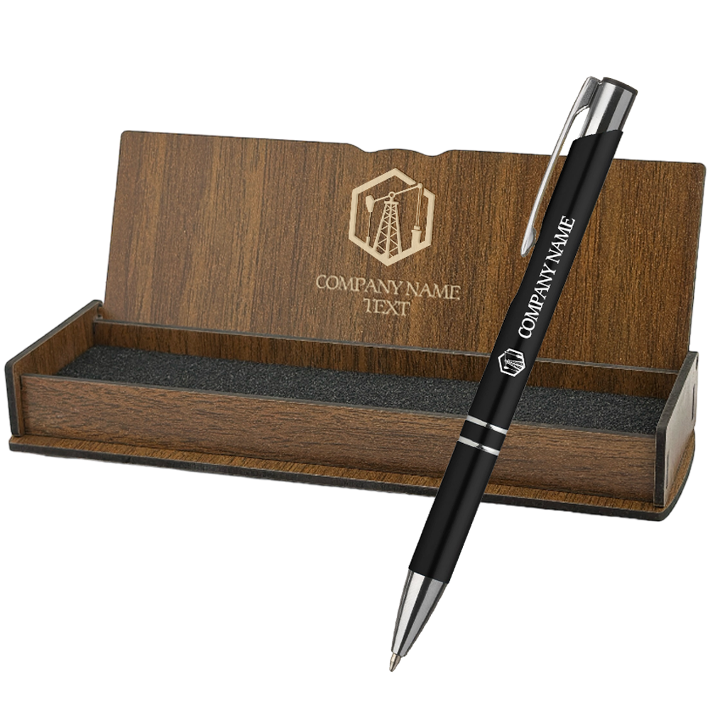 Pen set - With Logo and Text -B