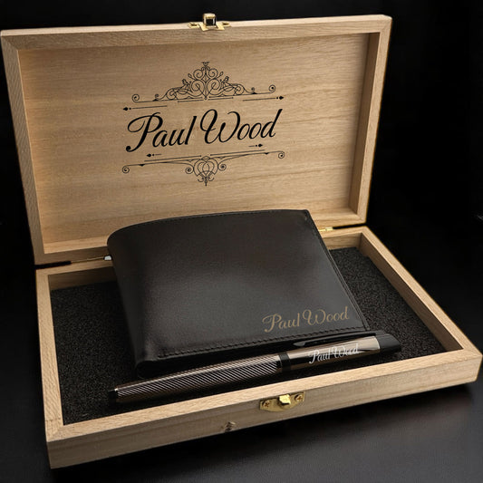 Personalized Gift Set - Pen - Wallet - Gift Set