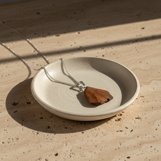 Moonstone pendant with chain