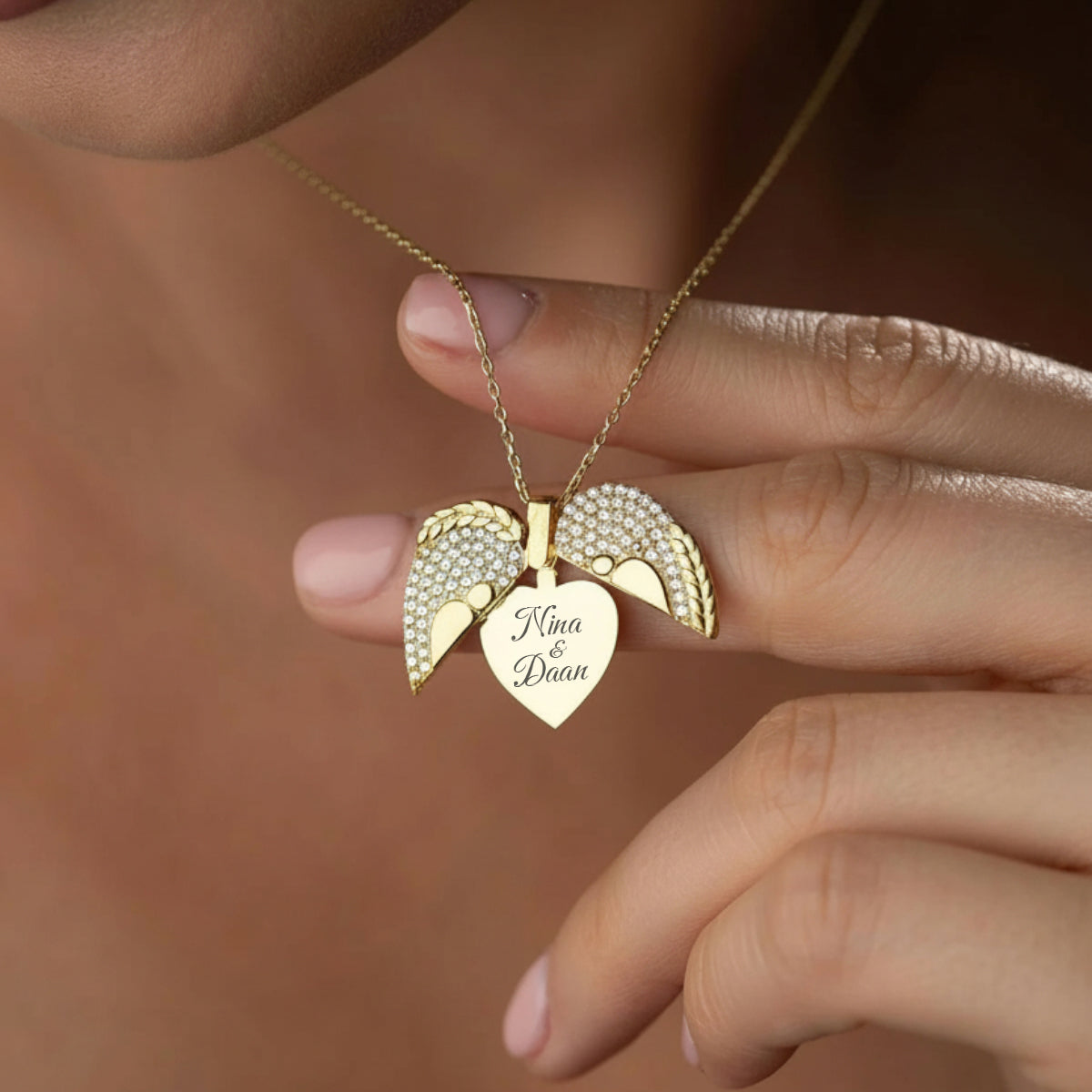 Personal Heart Shaped Love Necklace