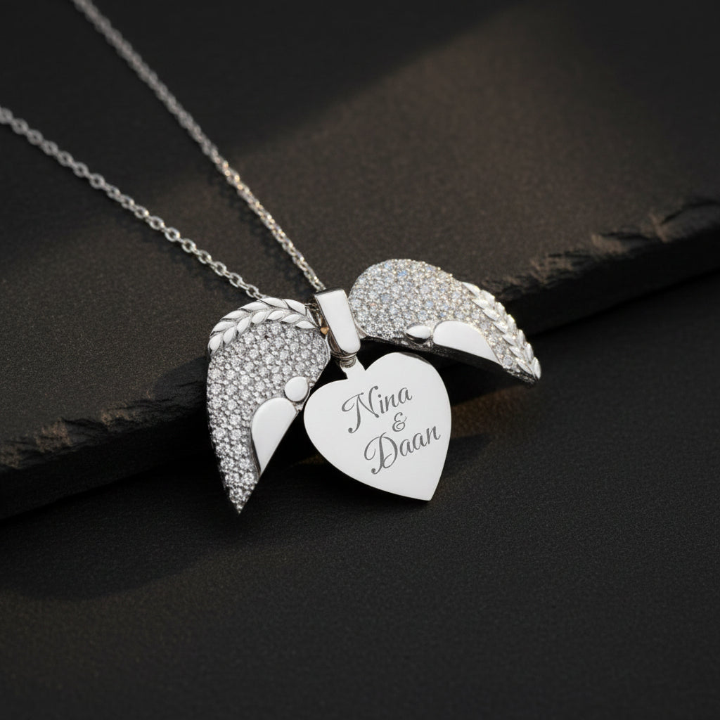 Personal Heart Shaped Love Necklace