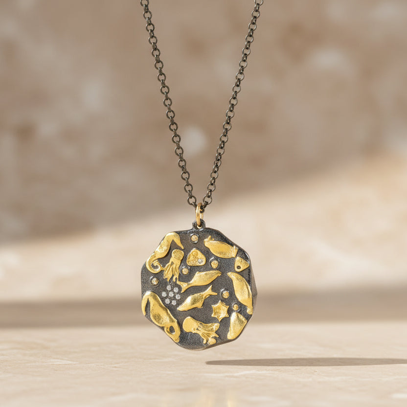 Dance of the Ocean Necklace BLAR030