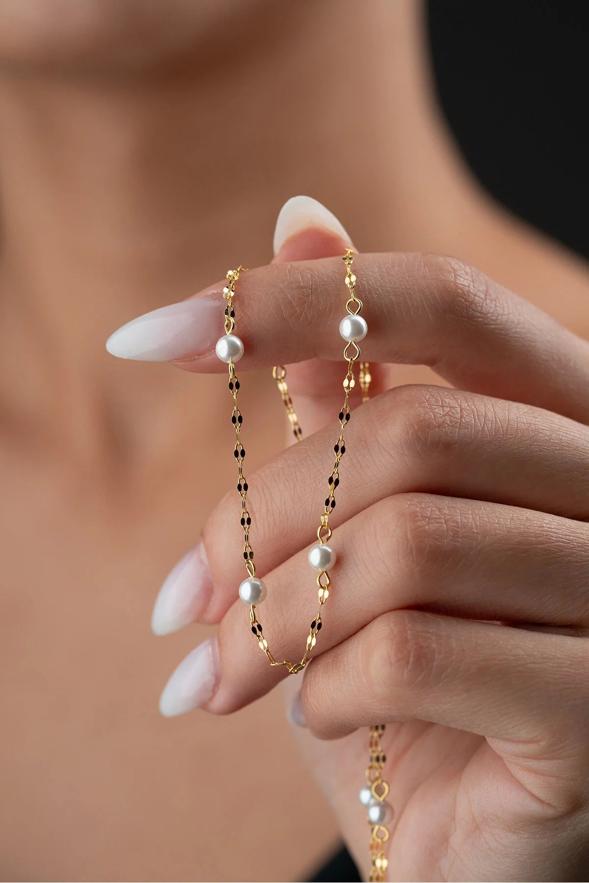 Elegantelijn - Pearl Chain of 925 Silver
