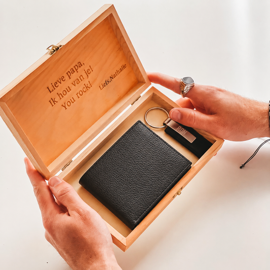 Personalized Gift Set - Wallet - Keychain - Gift Set